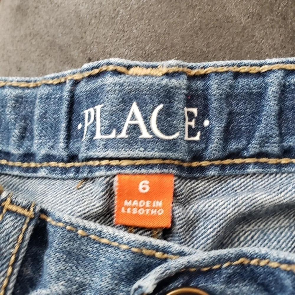 The Children's Place Little Boy 6 Denim Jean Shorts Adjustable Waist